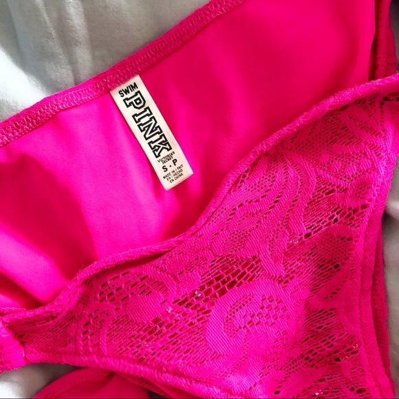 SOLD Victoria’s Secret PINK Hot Pink Bikini Set - Picture 5 of 5